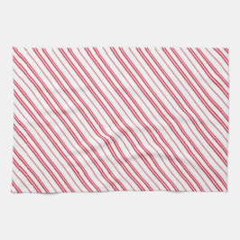 Pano De Prato Peppermint Christmas Candy Cane Stripes