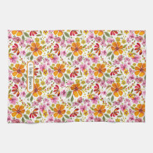 Personalizado Finalmente Floral Aquarela