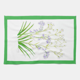 Pano De Prato Placa Bluebells e Stitchwort