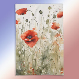 Pano De Prato Poppy Day v.1