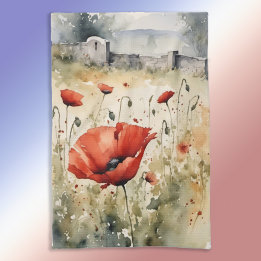 Pano De Prato Poppy Day v.2