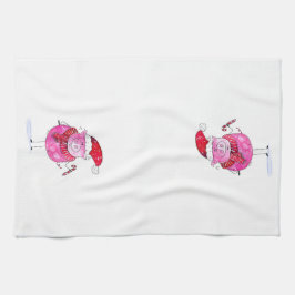 Pano De Prato Porco de Natal Whimsso