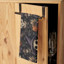 Pumpkins Skulls Flores Halloween