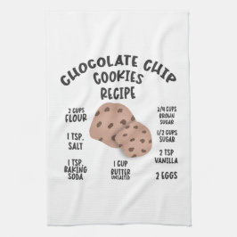 Pano De Prato Receita de Cookie Chip Chocolate