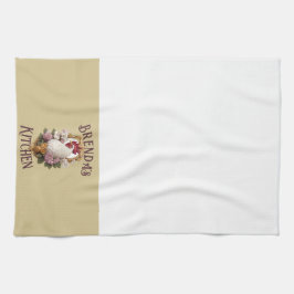 Pano De Prato Rooster & Grapes Heraldic Crest, plain,