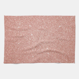 Pano De Prato Rosa Dourado - Brilhante rosa brilhante e cintilaç