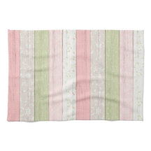 Russo Sage Verde e Floral Cor-de-Algodão Rosa