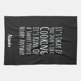 Pano De Prato Sarcastic Funny Cooking Gifts Humor Chef Cook Joke