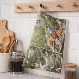 Pano De Prato Sua foto pessoal do café antes da jardinagem