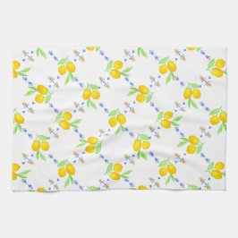 Pano De Prato Summer Lemons Kitchen Towel Tea Towel