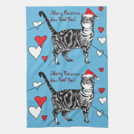 Pano De Prato Tabby Cat Legal Cat Tea Towel