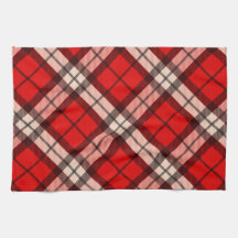 Tartan Red Xadrez Kitchen Towel