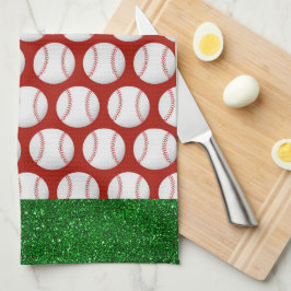 Pano De Prato Teto de Natal de Baseball