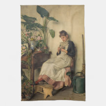 The Young Florist (por Carl Zewy)