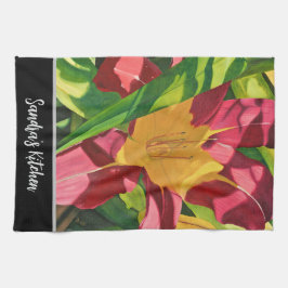 Pano De Prato Tiger Lily Floral