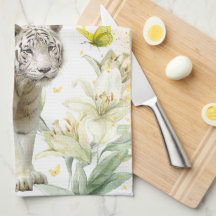 Tigre Branco e Poeira de Estrelas de Lírios