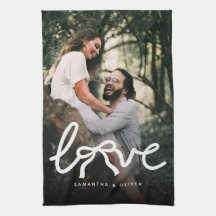 Tipografia Casal Amor Moderno Foto Personalizada