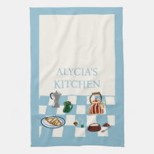 Toalhas de café e café