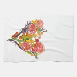 Pano De Prato Toalhas de cozinha de aquarela personalizadas