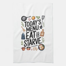 Pano De Prato Toalhas de cozinha engraçadas Quote Cozinha