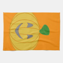 Toalhas de Pumpkin Orange Kitchen