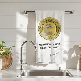 Pano De Prato Todo Prato Conta uma História, Engraçado Personali