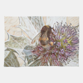 Pano De Prato Torre de impressão de arte de abelha