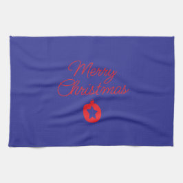 Pano De Prato towel with Christmas writing