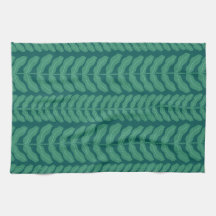 Verdant Whimsy Folhas - Azul