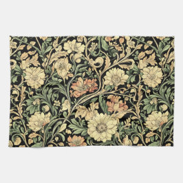 Pano De Prato Victorian-style floral pattern 