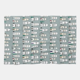 Pano De Prato Vila de Natal da cozinha, Tea Towel