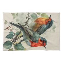Vintage Red-Breast Robin
