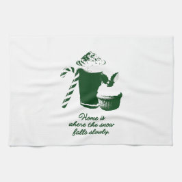 Pano De Prato Winter illustration Towel