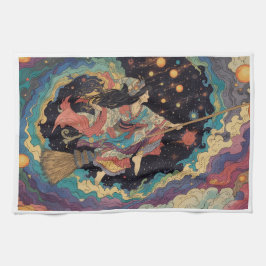Pano De Prato Witch tea towel