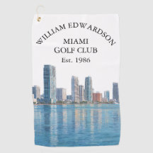 Panorama de Miami Personalizado Nome do Clube de G