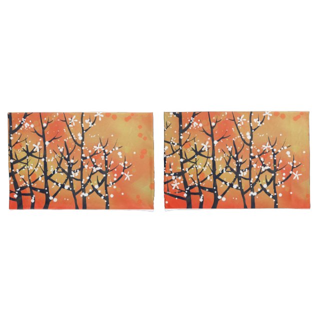 Panorama Moderna de Abstrato Queimada Laranja (Frente - conjunto)
