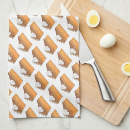 Panos De Prato Comida de Ação de Graças da Fatia de Batata Doce