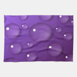 Panos De Prato Padrão de queda de água púrpura