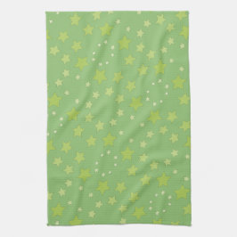 Panos De Prato Verde com estrelas