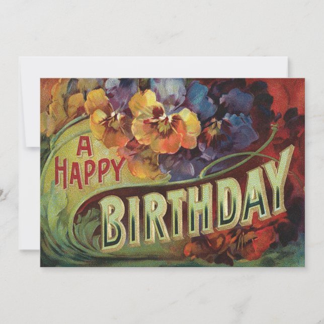 Pansies Pansy Rainbow Flowers Floral (Frente)