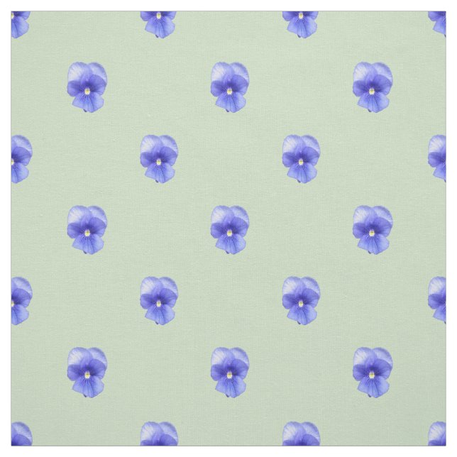 Pansy Azul na Casa da Moeda - Tecido (Modelo)