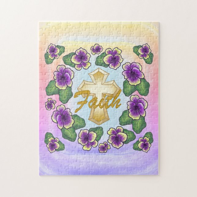 Pansy Cruz Cristã quebra-cabeça  (Vertical)
