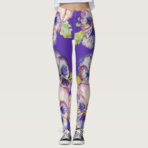 Pansy grande Pansy Floral Leggings