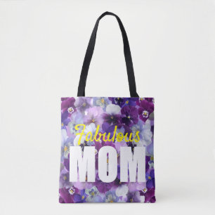 Pansy Tote Bag Para Mãe
