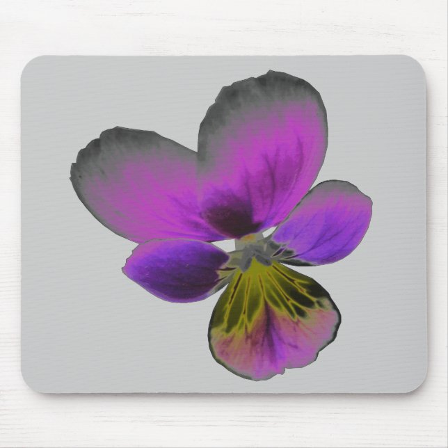 Pansy Wild Dark Mousepad (Frente)