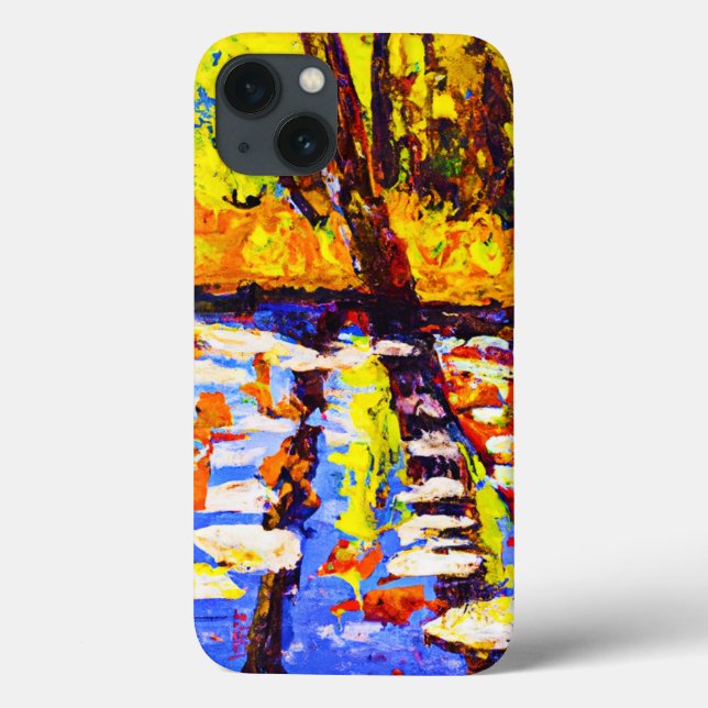 Pântano Florestal Colorido. Comprar Agora (Verso)