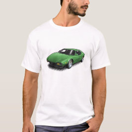 Pantera verde no t-shirt branco