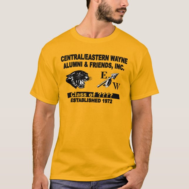 Panther and Trending EW Dourada T-Shirt (Frente)