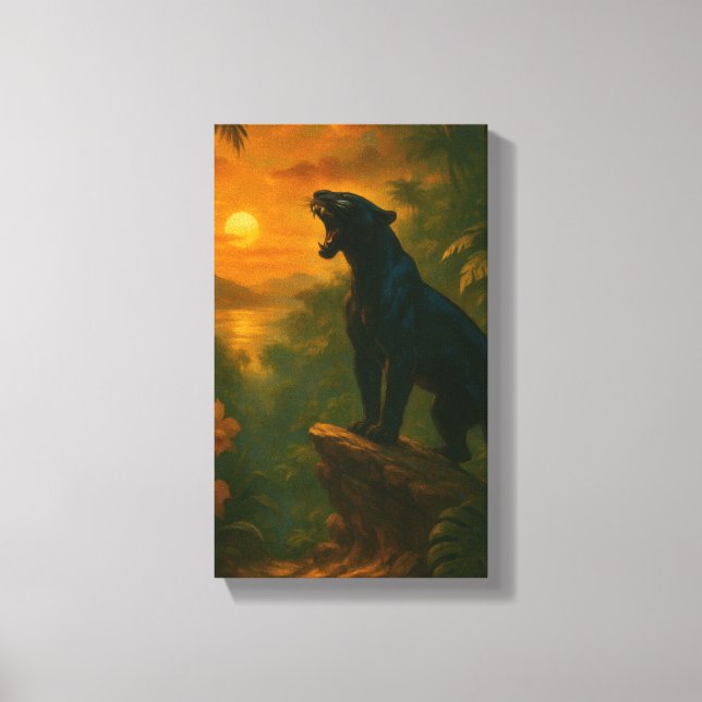 Panther at Dusk — Collector’s Canvas | Orrin (Frente)