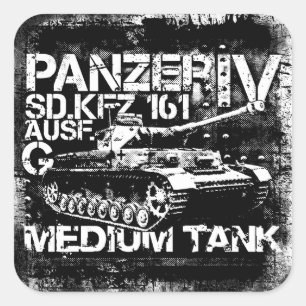 Panzer IV Adesivos Quadrados